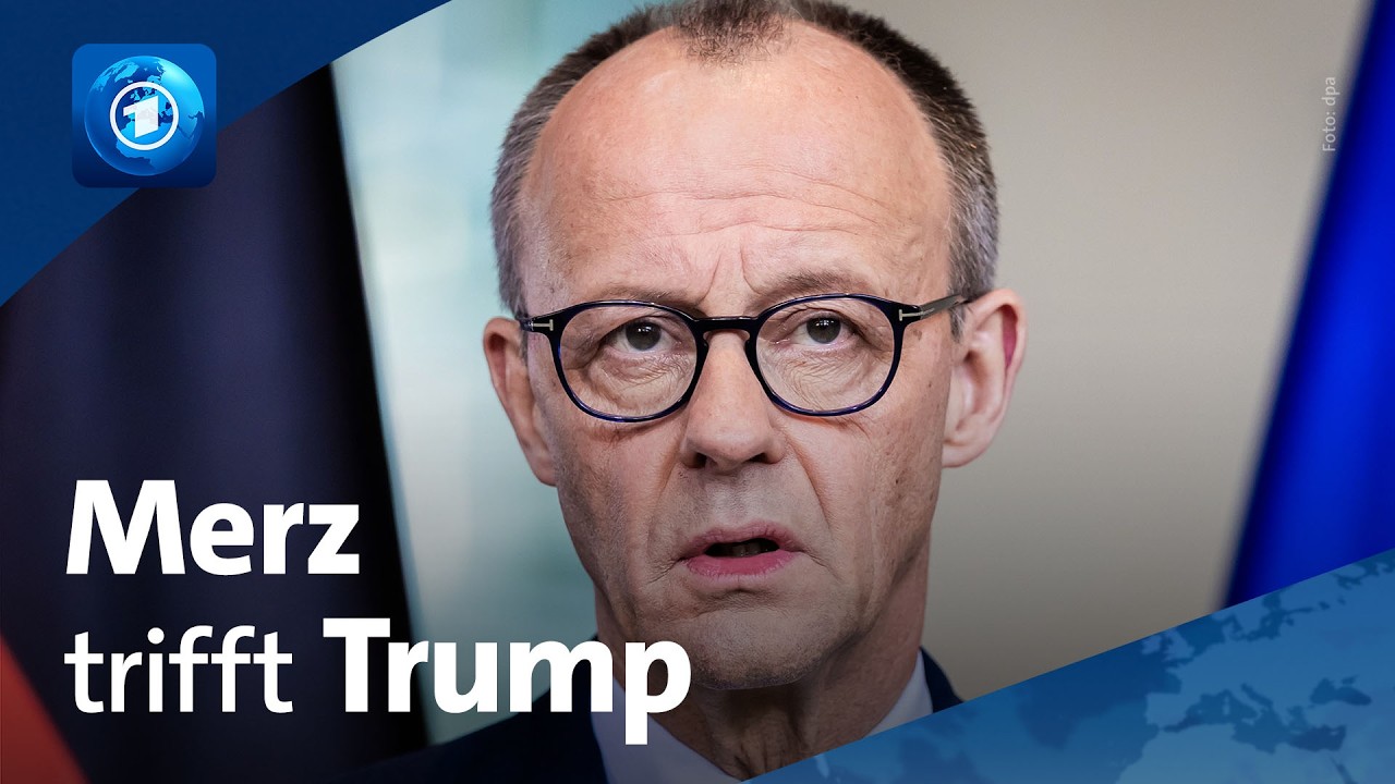 Nahost, Ukraine, Zölle: Darüber sprechen Merz und Trump in Washington