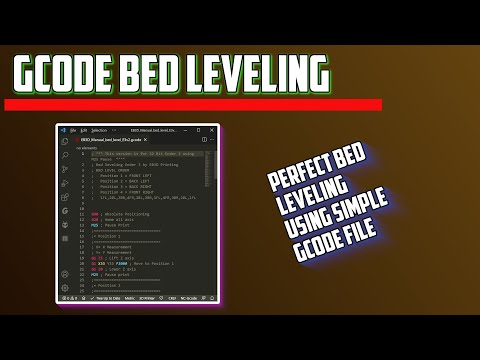 GCode Bed Leveling on the Ender 3v2 or Any 3D Printer