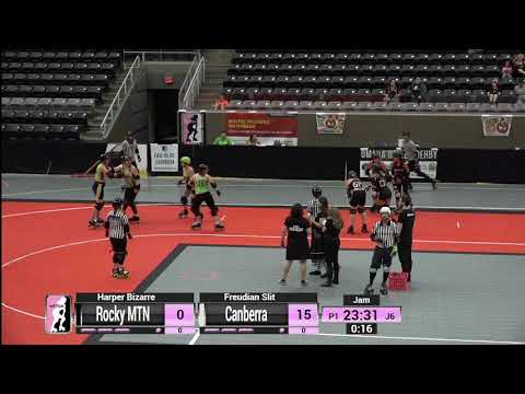 2018 WFTDA Continental Cup - NA West Game 16: Canberra Roller Derby vs Rocky Mountain Rollergirls
