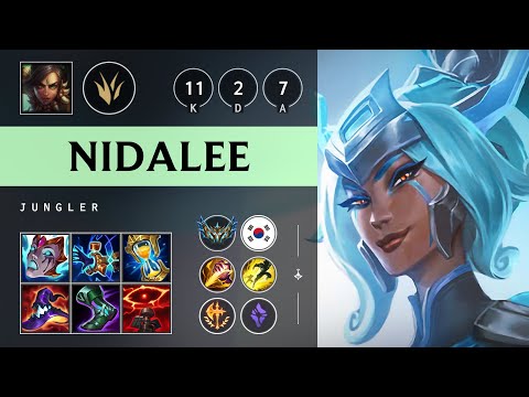 Nidalee Jungle vs Graves: Godlike - KR Challenger Patch 14.22