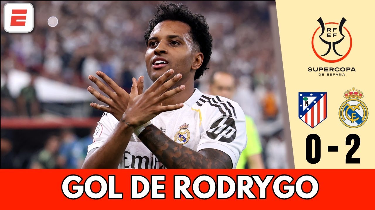 GOLAZO DE RODRYGO. Real Madrid aumenta su ventaja 2-0