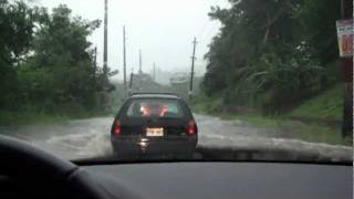 preview picture of video 'Puerto Rico -Trujillo Alto bajo la lluvia de Irene 8 23 2011'