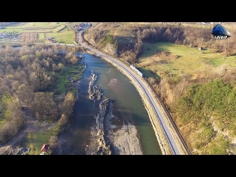[Drone] Sageata Albastra - Desiro VT642 DMU in Defileul Crisului Repede`s Canyon - 20 November 2016