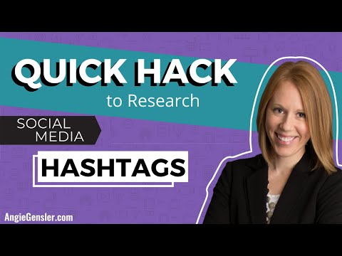 Hashtag Research Hack - Quick and Easy Method to Find Hashtags for Instagram and Social Media