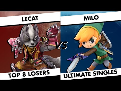 Gametron 2021 SSBU - LST | Lecat (Wolf) vs LST | Milo (Toon Link) Smash Ultimate Top 8 (L)