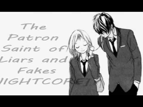 [NIGHTCORE+LYRICS] Fall Out Boy- The Patron Saint of Liars and Fakes
