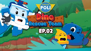 Download lagu Dino Rescue Team│EP02 Brave Tyrannosaurus, Tino│Dinosaurs for Kids│Next Episode│Robocar POLI TV mp3