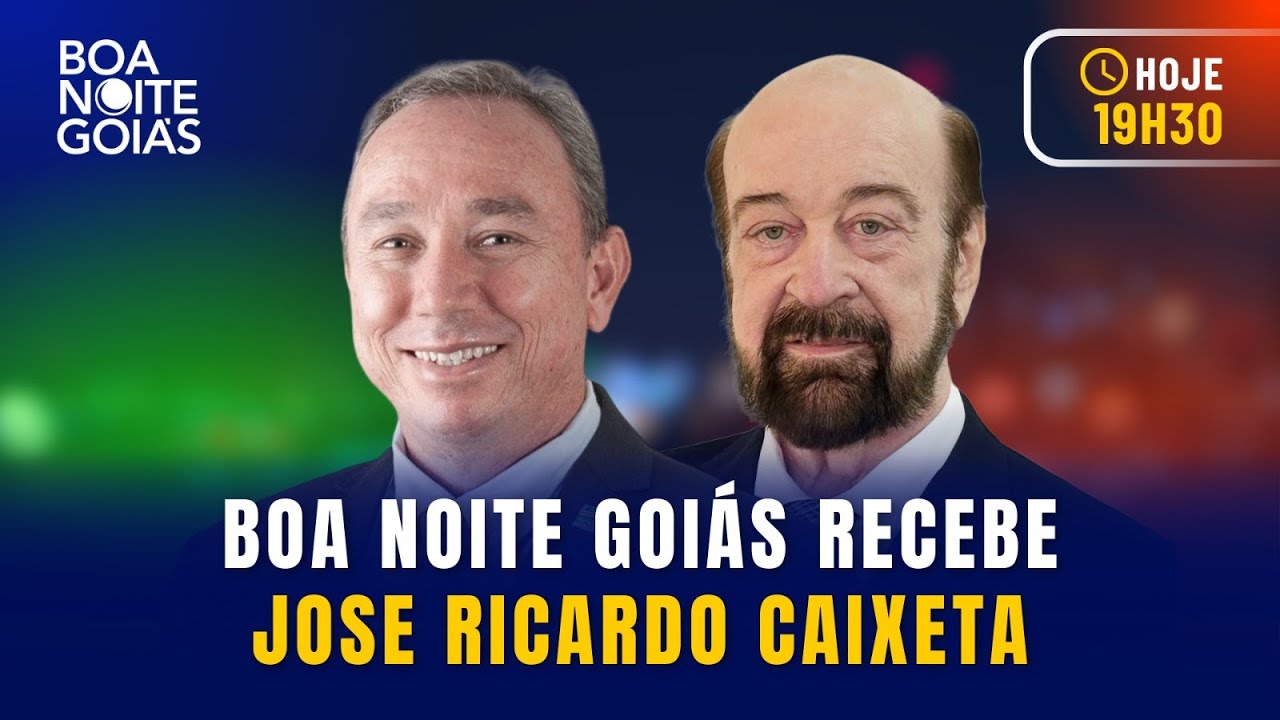 BOA NOITE GOIÁS RECEBE JOSÉ RICARDO CAIXETA | 28/08/2024