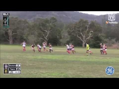2016 BDAFL GE Women's Highlights - Lake Macquarie Dockers Vs Gosford Tigers