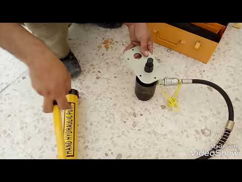 How it work hydraulic knockout machine