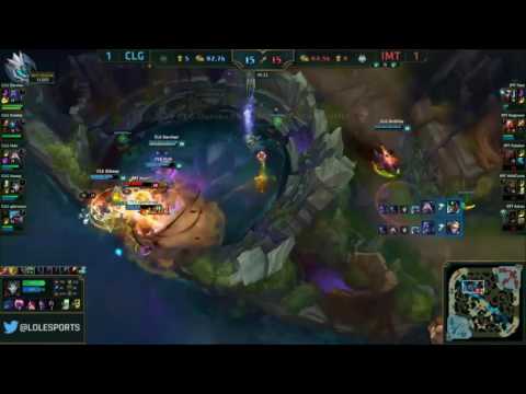 NALCS 3rd Place Match CLG vs IMT - Xmithie Baron Steal