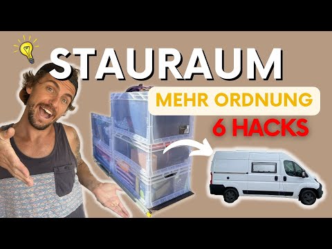 SCHWERLASTAUSZÜGE brauchst DU & 6 HACKS für STAURAUM + ORDNUNG im Camper / Wohnmobil
