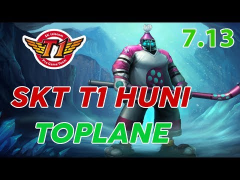 SKT T1 Huni Jax Top Patch 7.13