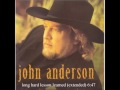 Long Hard Lesson Learned (extended) - John Anderson