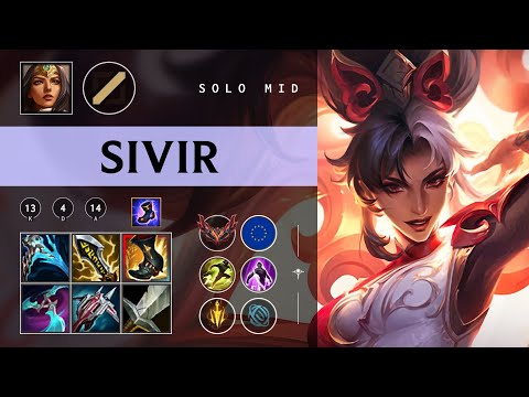 Sivir Mid vs Lucian - EUW Grandmaster Patch 26.01