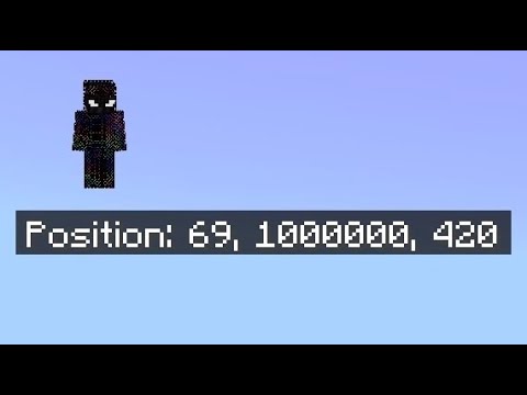 RANDOM GAMMA BOY - Falling 1 MILLION Blocks in Minecraft