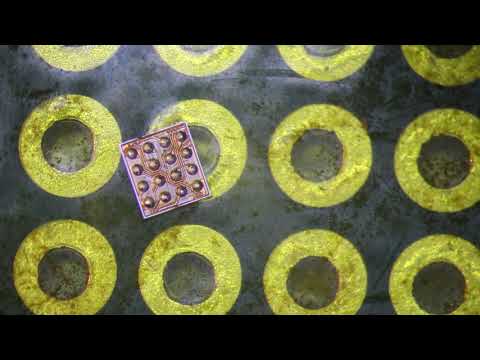 Soldering a WCSP package to a cheapo 2-layer PCB