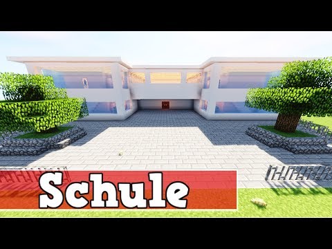 Wie baut man eine Schule in Minecraft | Minecraft Deutsch Schule Bauen Tutorial