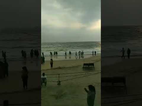 Kerala 🌈 beach.                              #vidisha#keralabeach #kerala#taekwondo