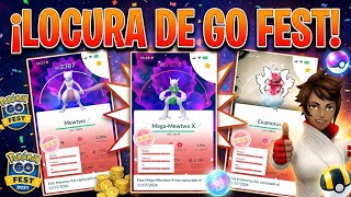 ¡EL GO FEST MÁS SUERTUDO! 😱 MEWTWO SHUNDO 100% ✨ + HUNDOS y SHINYS