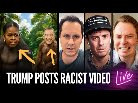 Trump Posts Racist Video Depicting Obamas as Apes