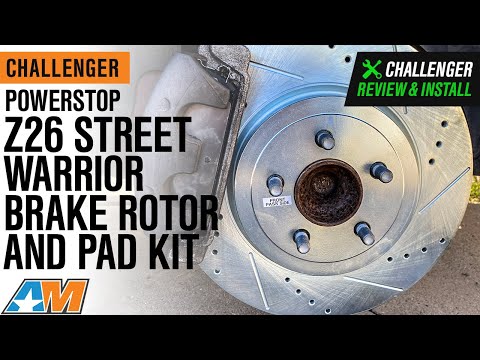 2009-2021 Challenger PowerStop Z26 Street Warrior Brake Rotor and Pad Kit Review & Install