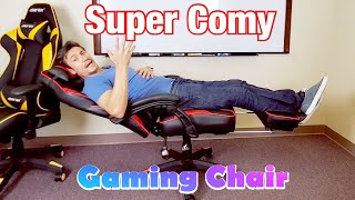 Super Comfy Merax Gaming Chair w/ Footrest for Napping