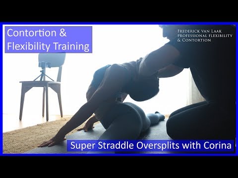 Contortion Training by Flexyart 142: Corinas Superstraddle - Also for Yoga, Poledance, Ballet, Dance