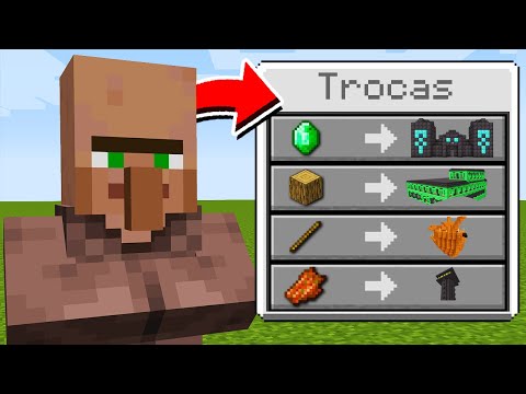 minecraft mas villagers trocam ESTRUTURAS OP!