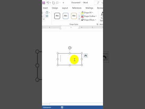 Cách chèn text box trong Word