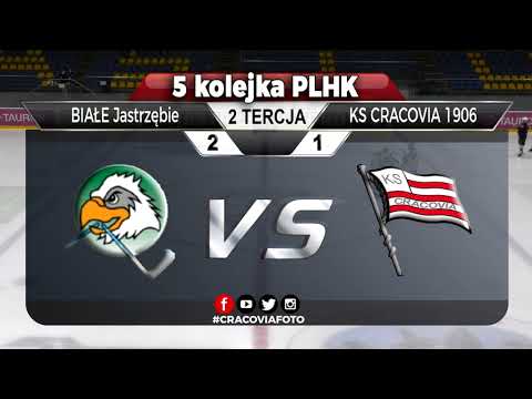 5 kolejka PLHK Białe Jastrzębie vs Cracovia 1906 2 tercja 1.10.2023  - CracoviaFOTO