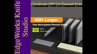 Cheefarcuut 1000 grit vs. HK Knife Works 1000 vs. King Resin Bonded Diamond 1000
