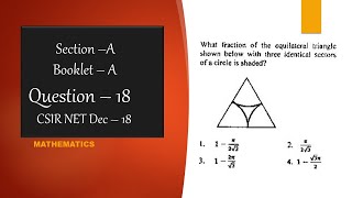 Download Lagu CSIR NET Mathematics Solution Dec 2018 | Question 18 | General Aptitude | Shortcut Tricks Thumbnail