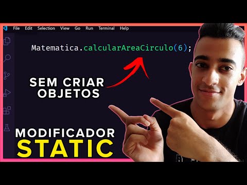 Atributos e métodos estáticos (static)  -  Curso Java POO Aula #16