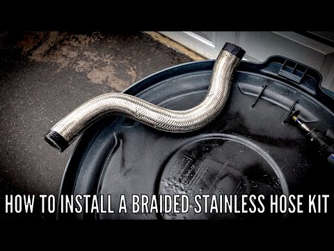 How To Install A Braided Stainless Hose Kit