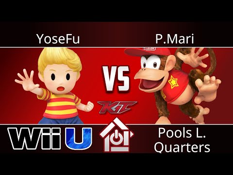 KiT 2018 - YoseFu (Lucas) vs P.Mari (Diddy) - Smash 4 Pools L. Quarters