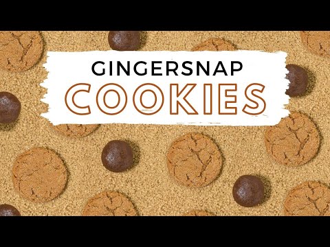 Triple Gingersnap Cookies (Vegan)