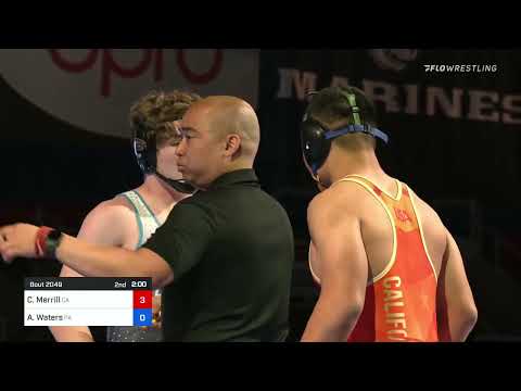 182 Lbs Final - Coby Merrill, California Vs Adam Waters, Pennsylvania 1c26