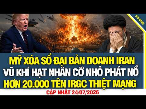 ĐỊA CHẤN: Mỹ xóa sổ đại bản doanh Iran, Hơn 20.000 tên IRGC thiệt mạng khi VKHN cỡ nhỏ phát nổ