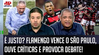 ‘Que coisa maluca: querem que o Flamengo faça 4 a 0 em todo mundo?’; veja debate após 2 a 1 no São Paulo