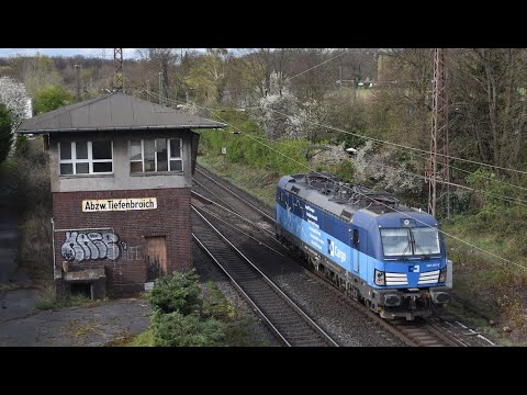 Trains along the Ratingen Westbahn (Ratingen West, Tiefenbroich, Lintorf)  29/3/24