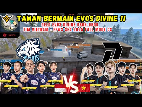FULL MATCH‼️EVOS DIVINE VS P ESPORTS CS MODE FFWS SEA 2025 FALL - Day 5