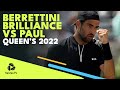Matteo Berrettini Brilliance vs Tommy Paul | Queen's 2022 Quarter-Final