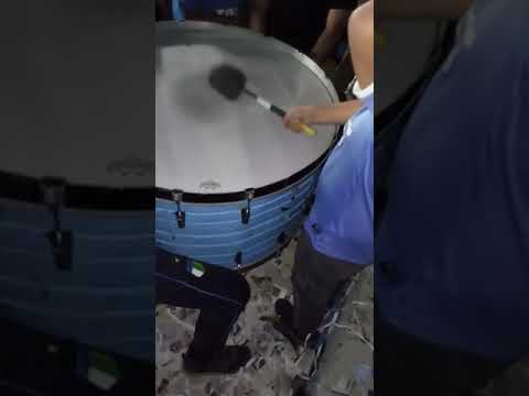 "niño del ohiggins tocando bombo 2" Barra: Trinchera Celeste &bull; Club: O'Higgins &bull; País: Chile