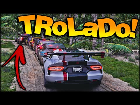 TIVE QUE TROLLAR ELE NÃO AGUENTEI - FORZA HORIZON 5 ONLINE