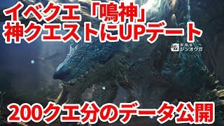 [MHWI] 封印寶珠救濟任203場統計結果