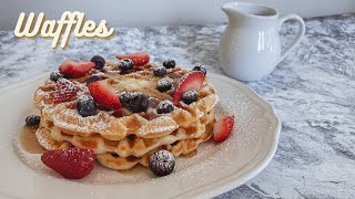 Easy Fluffy Waffles | Waffles Fácil