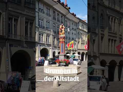 Schweiz / Bern - Brunnen in der Altstadt
