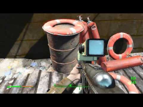 Let's Play Fallout 4 Idiot Survival # Part 36 its raining caps