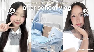 *REALISTIC* after school vlog🎐🗒️(ft. mira daisy) :switching afterschool routines w mira!@RAKUFUN_라쿠펀